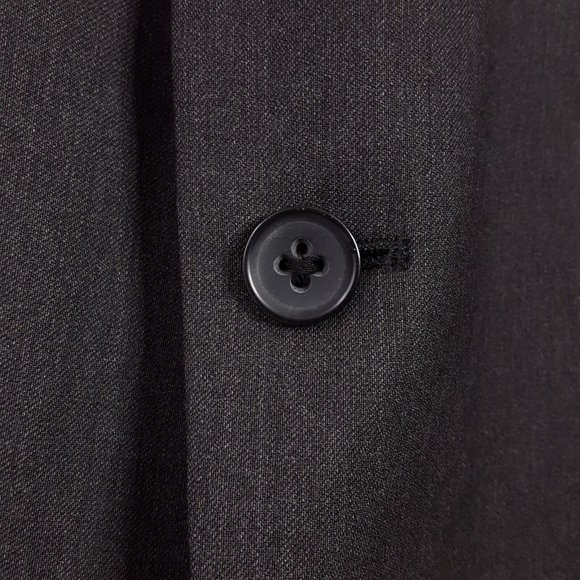 Banana Republic Lanificio F.Lli Cerruti Charcoal Suit Jacket Men's 42R Two Butto - Picture 8 of 8